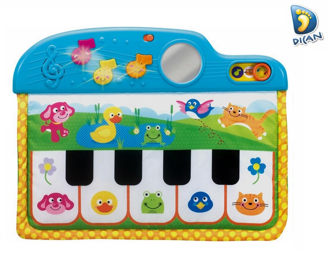 Brinquedo Infantil Pianinho Musical Fazendinha Musicas Sons de